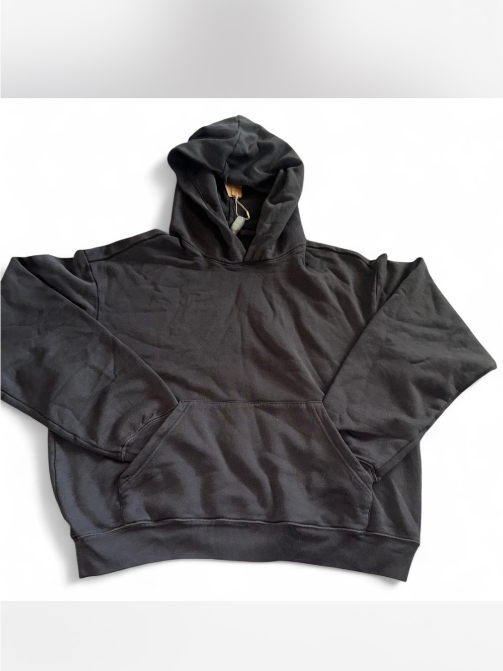 SKIMS Black Men's Hoodie Pullover/color: ASH